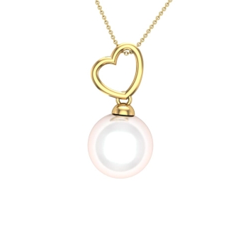 Gianna Heart Gold Pe&hellip;