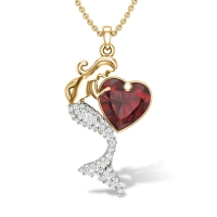 Little Glitter Mermaid Diamond Pendant Little Glitter Mermaid Diamond Pendant