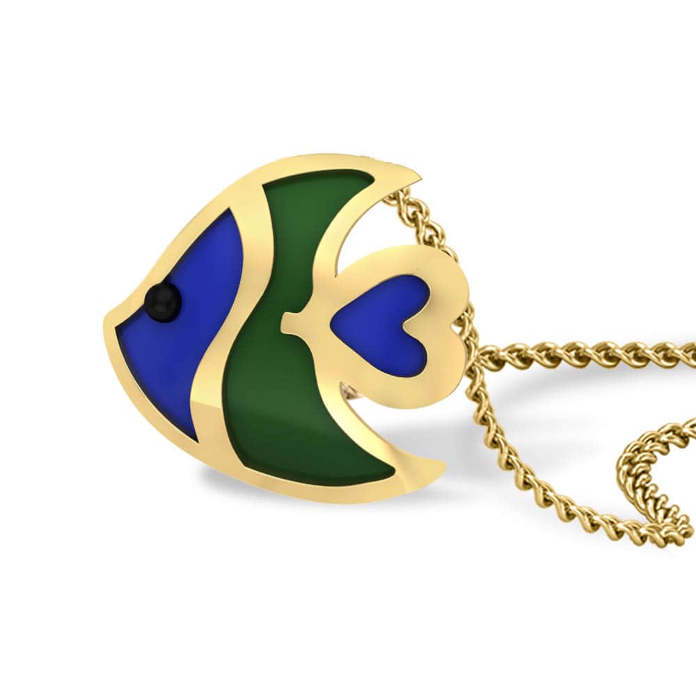 Ivey Fish Gold Pendant Designs For Female