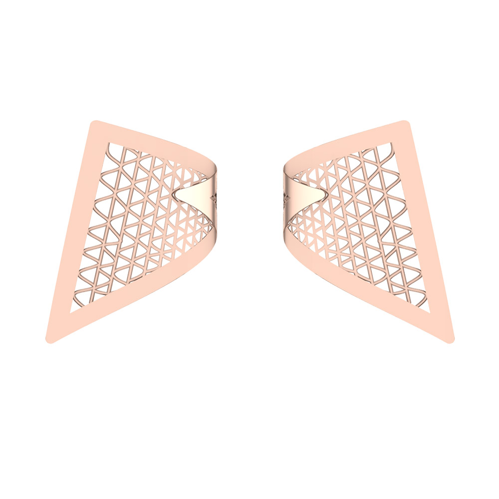 Lara Gold Earrings Design for daily use 
