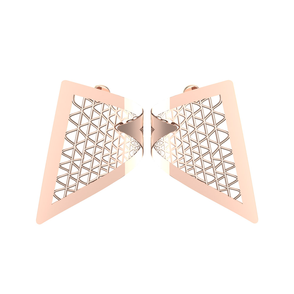Lara Gold Earrings Design for daily use 