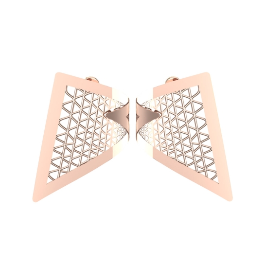 Lara Gold Earrings Design for daily use 
