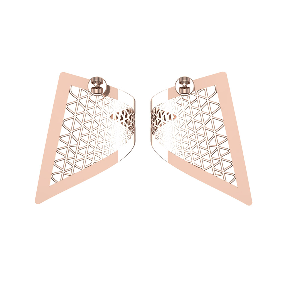 Lara Gold Earrings Design for daily use 