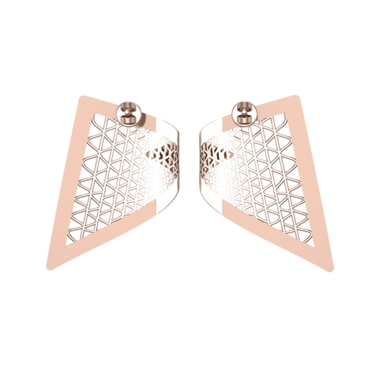 Lara Gold Earrings Design for daily use 