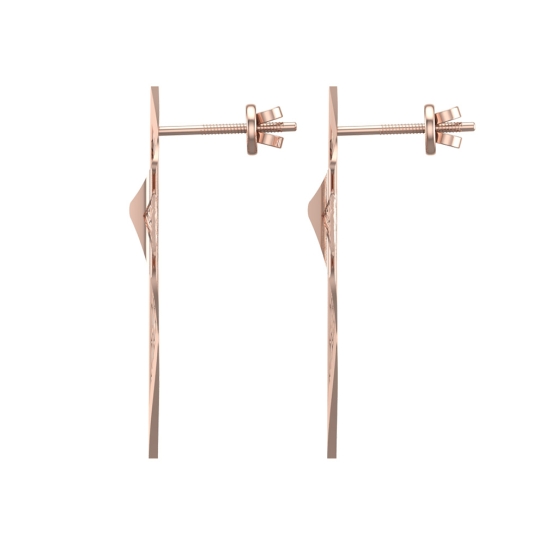 Lara Gold Earrings Design for daily use 