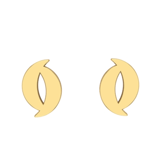 Mahi Gold Stud Earrings Design for daily use 