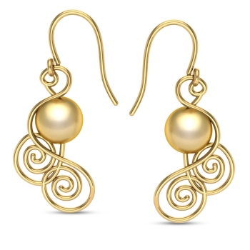 Malia Gold Drop Earr&hellip;