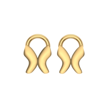 Megha Gold Stud Earr&hellip;
