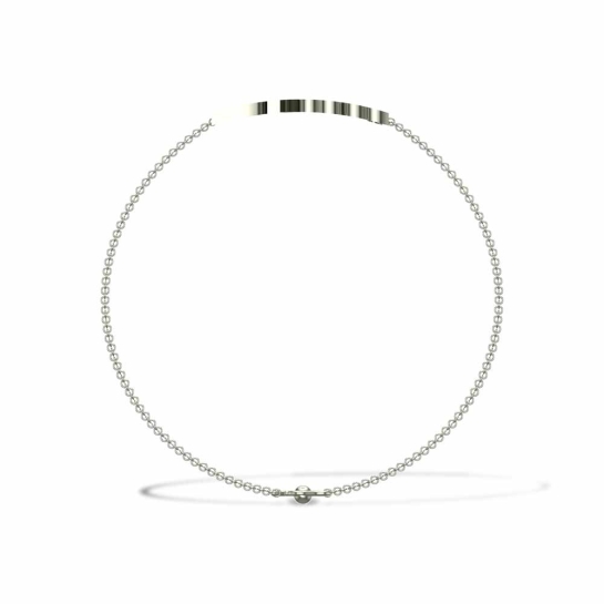 Mera Bhai Initial Rose Gold Chain Rakhi