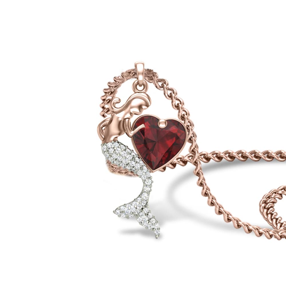 Mermaid Diamond Pendant 