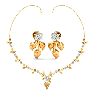 Golden Heartbond Necklace