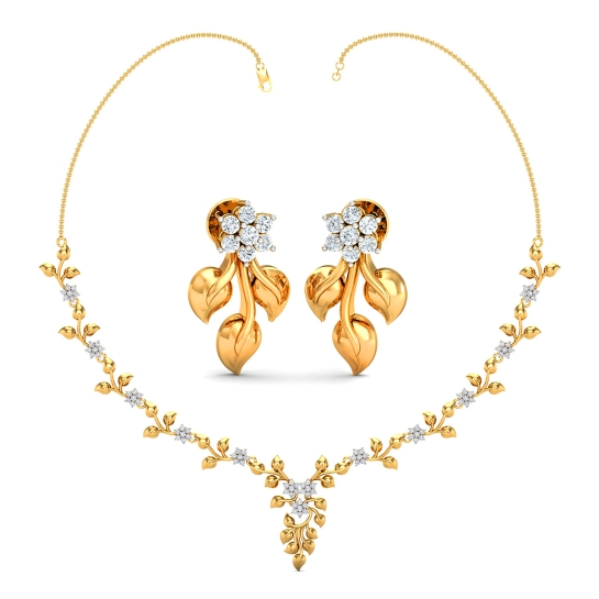 Golden Heartbond Necklace