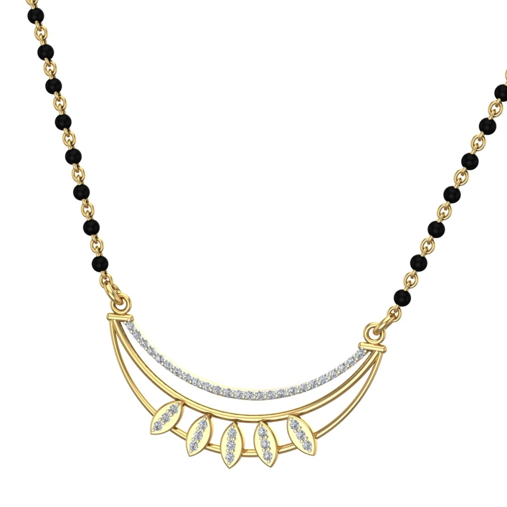 Natalya  Diamond Mangalsutra 