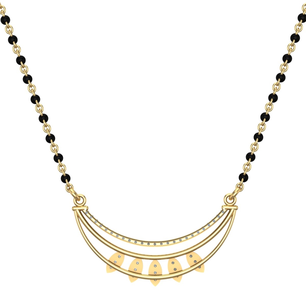 Natalya  Diamond Mangalsutra 