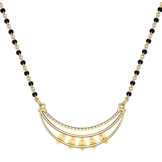 Natalya  Diamond Mangalsutra 