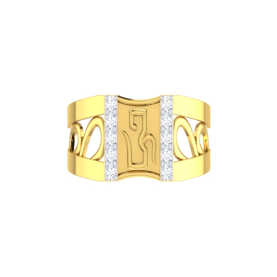 Om Diamond Ring