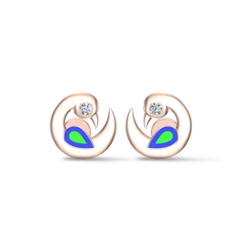 18k Peacock Rose Gol&hellip;