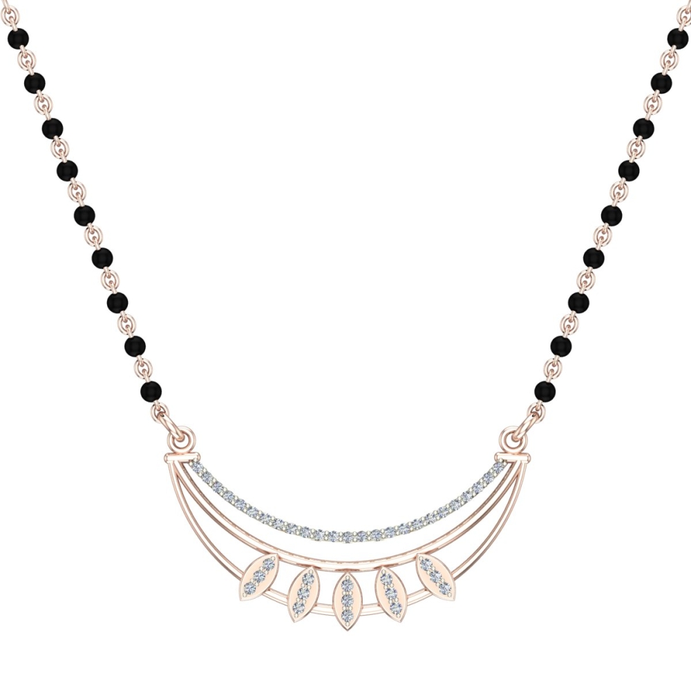 Natalya  Diamond Mangalsutra 