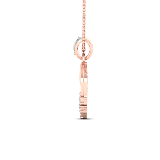 Radiant Love Gold Heart Charm