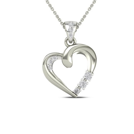 Radiant Love Gold Heart Charm