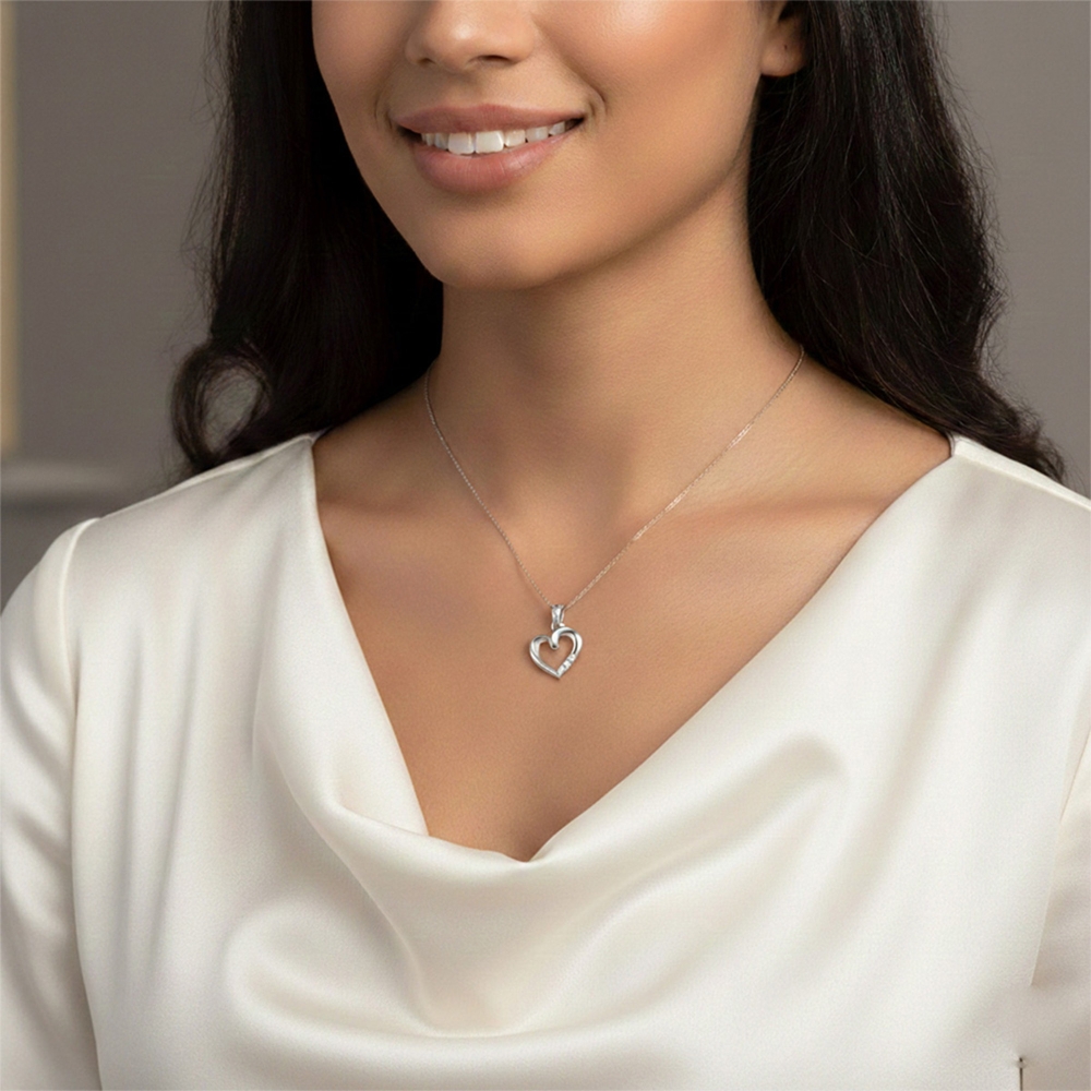 Radiant Love Gold Heart Charm