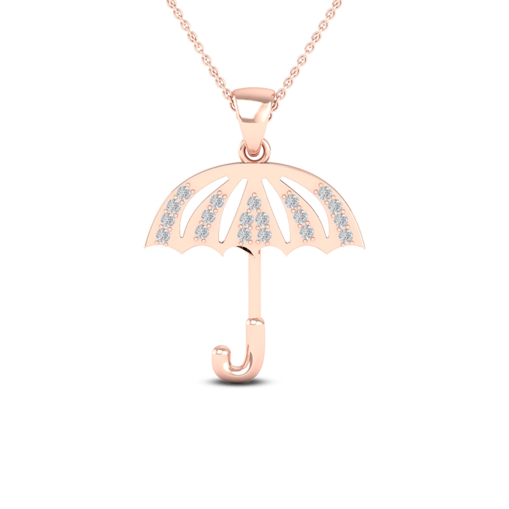 RainBloom Diamond Pendant