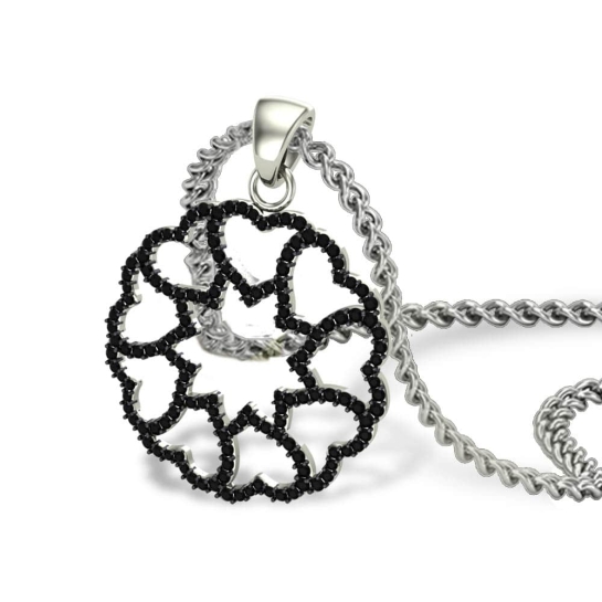 Rose Diamond Pendant