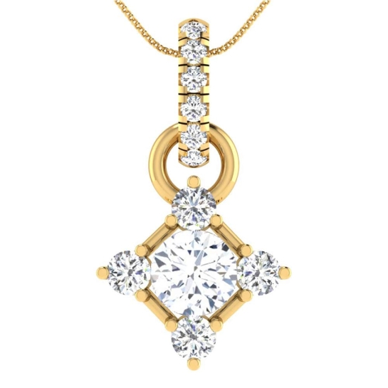 Rubina Ruby Gold Pendant