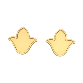 Shelly Gold Stud Ear&hellip;