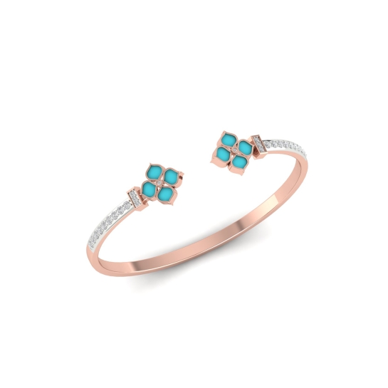 Sky Blossom Open Bangle