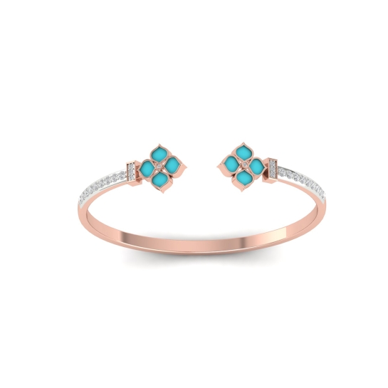 Sky Blossom Open Bangle