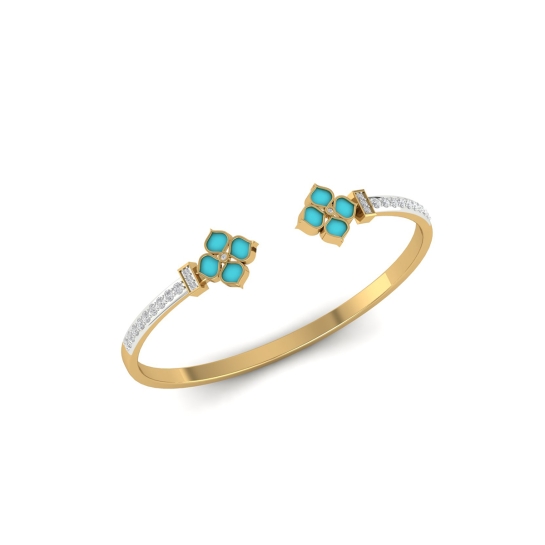 Sky Blossom Open Bangle