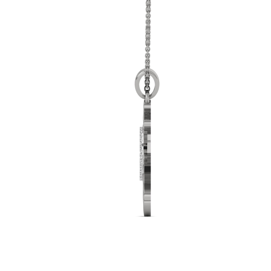 Sunflare Diamond Halo Pendant