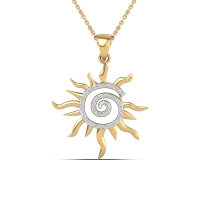 Sunflare Diamond Halo Pendant Sunflare Diamond Halo Pendant