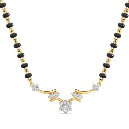 Svadha Diamond Tanmaniya Mangalsutra