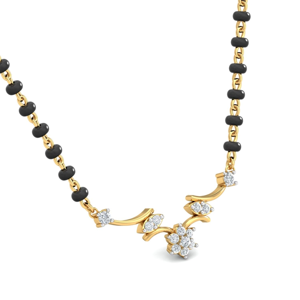 Svadha Diamond Tanmaniya Mangalsutra