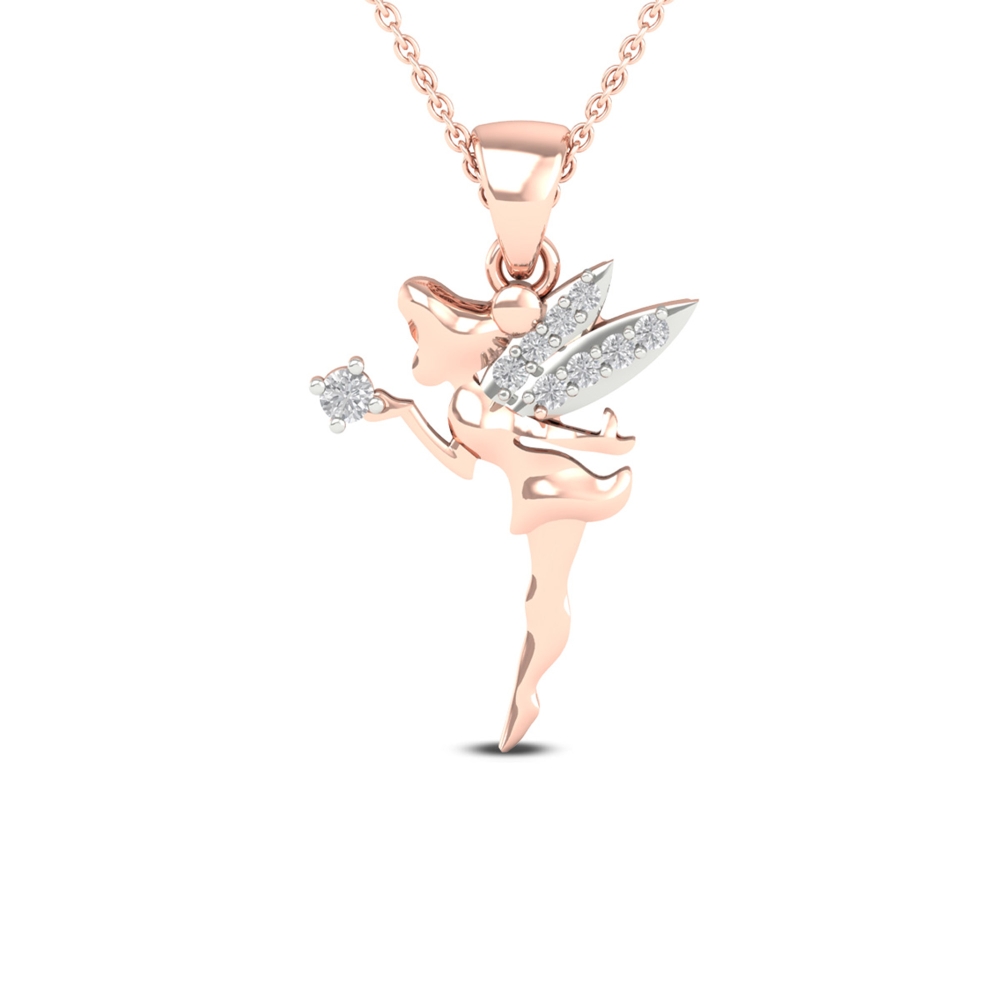 Twinkle Wings Diamond Pendant