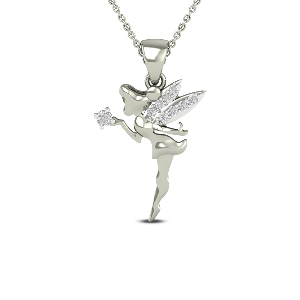 Twinkle Wings Diamond Pendant