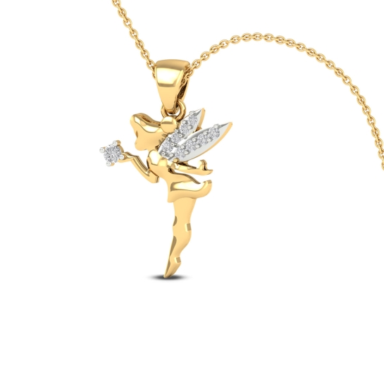 Twinkle Wings Diamond Pendant