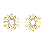 Valerie Yellow Gold Diamond Earings Valerie Yellow Gold Diamond Earings