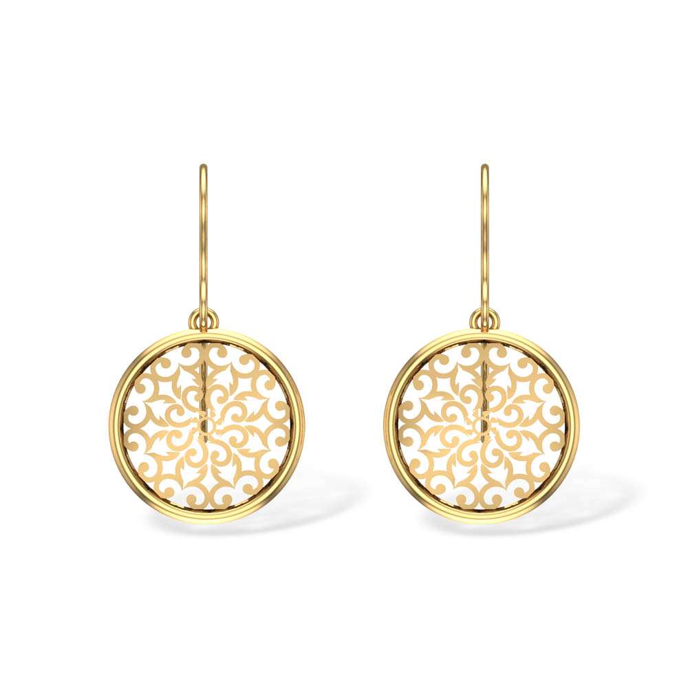 Vembley Rose Gold Dangle Earring