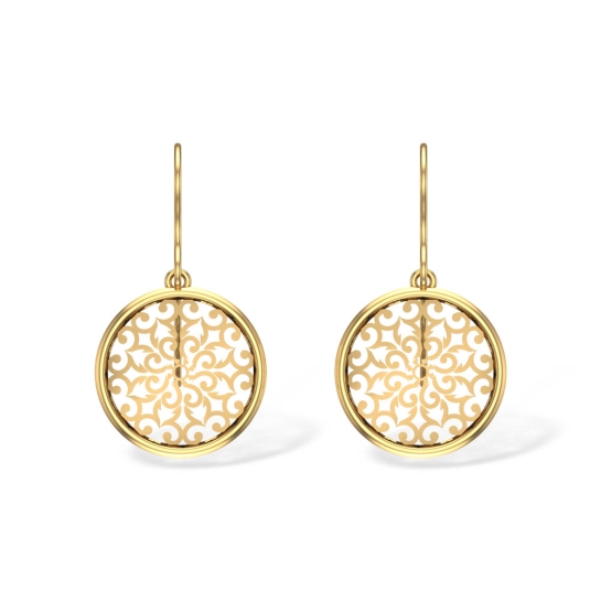 Vembley Rose Gold Dangle Earring