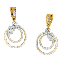 Anura Yellow Gold Diamond Earrings Anura Yellow Gold Diamond Earrings