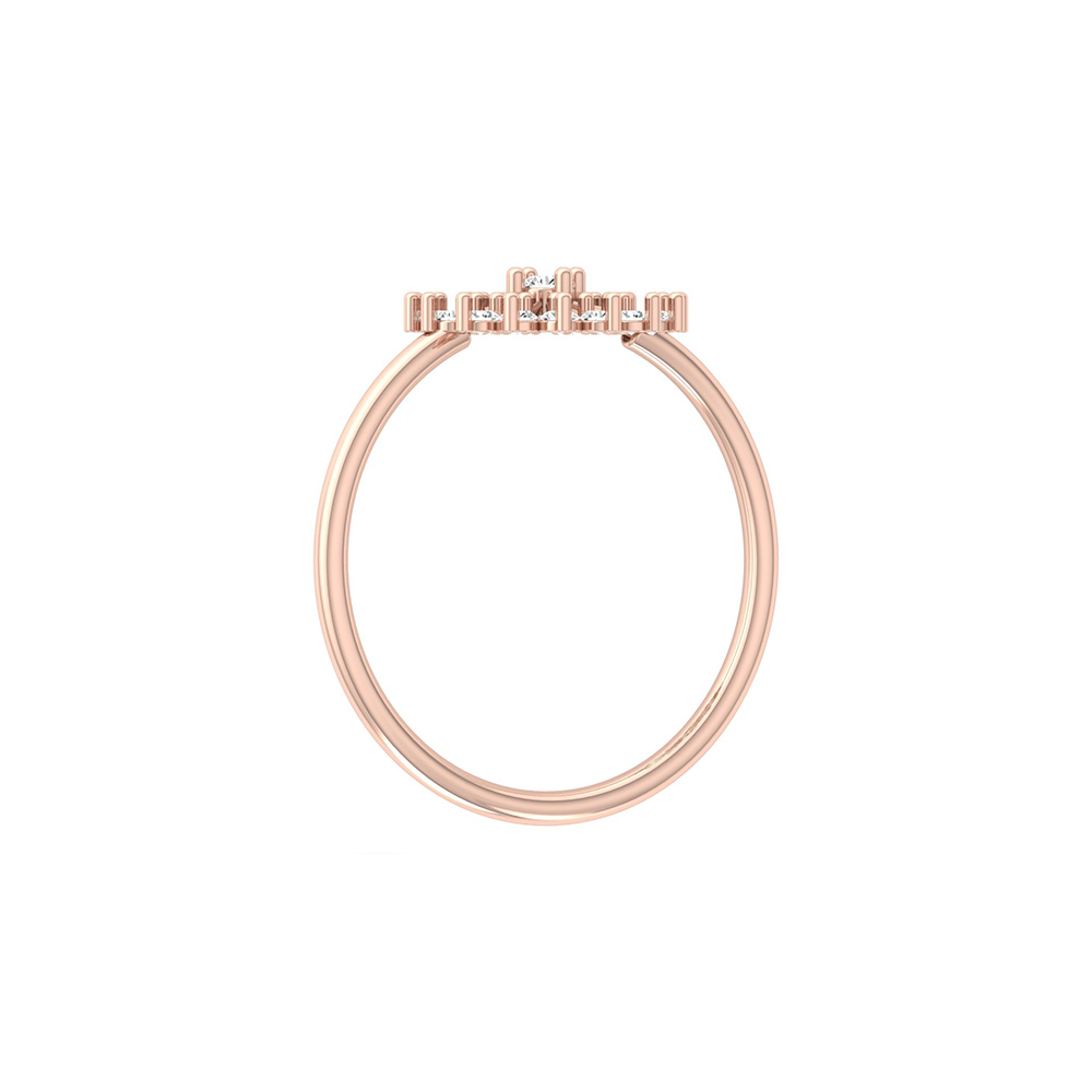 Aadhavi Yellow Gold Diamond Ring