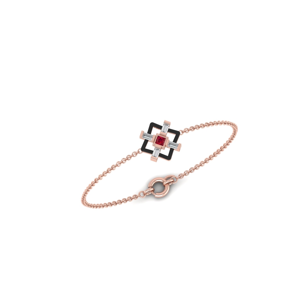 Manisha Diamond Circle Bracelet