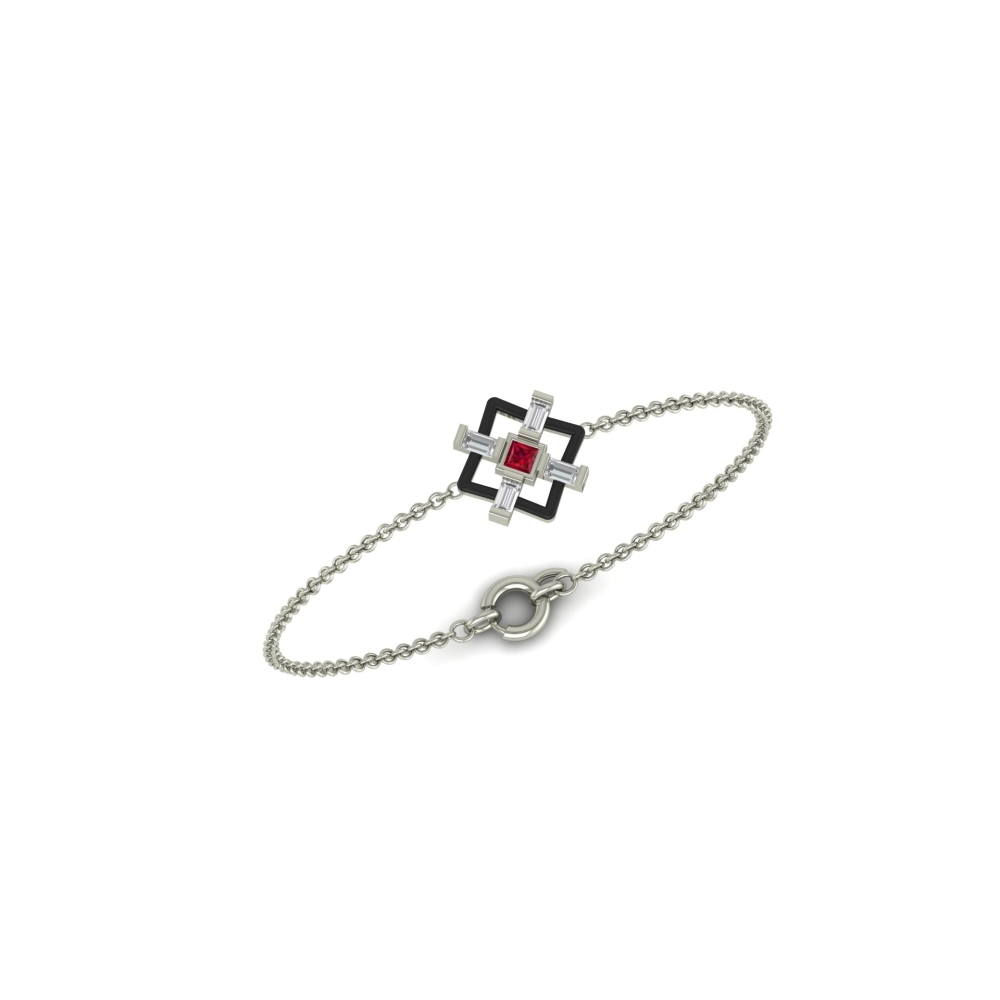 Manisha Diamond Circle Bracelet