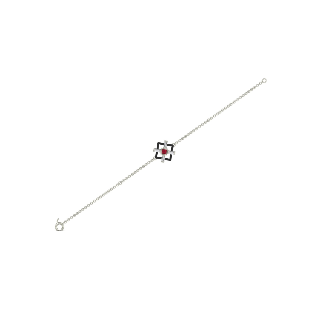 Manisha Diamond Circle Bracelet