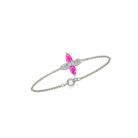 Aaishu Diamond Circle Bracelet