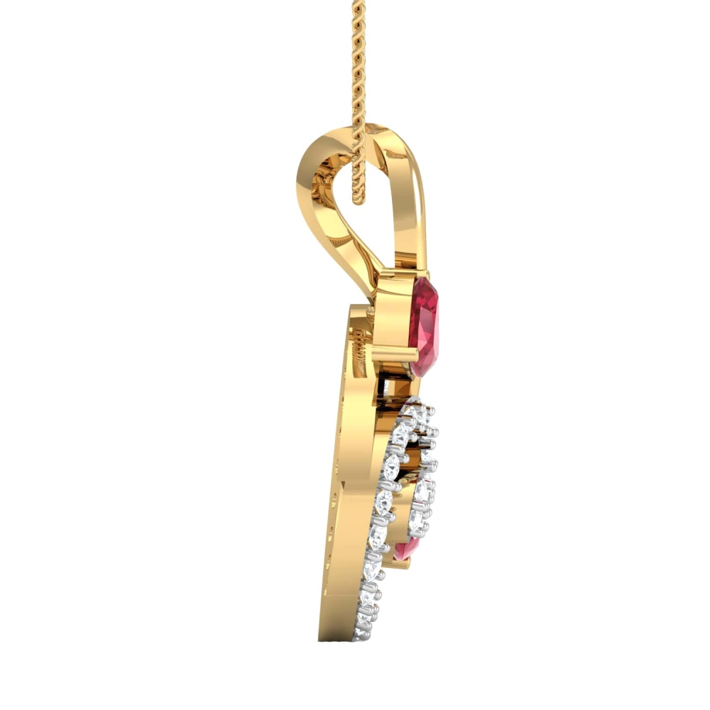 Neeru Gold and Diamond Pendant