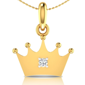 Crown Gold Pendant&hellip;
